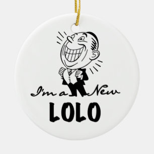 Neue Lolo T - Shirt und Geschenke lächeln Keramikornament