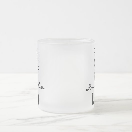 Neue Lolo T - Shirt und Geschenke lächeln Mattglastasse (Mittel)