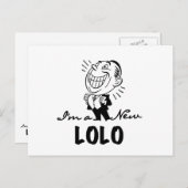 Neue Lolo T - Shirt und Geschenke lächeln Postkarte (Vorne/Hinten)