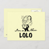 Neue Lolo T - Shirt und Geschenke lächeln Postkarte (Vorne/Hinten)