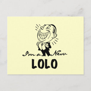 Neue Lolo T - Shirt und Geschenke lächeln Postkarte
