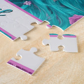 Neue Londoner Prinzessin mit türkisfarbenem Haar u Puzzle (Seite)