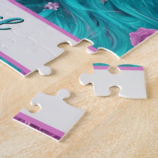 Neue Londoner Prinzessin mit türkisfarbenem Haar u Puzzle (Seite)