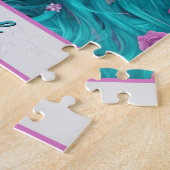 Neue Londoner Prinzessin mit türkisfarbenem Haar u Puzzle (Seite)