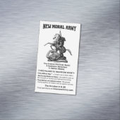Neue Magnetkarten der Moral Army™ (25) Magnetische Visitenkarte (Beispiel)