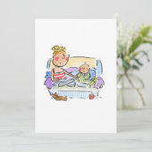 Neue Mama Einladung (Stehend Vorderseite)