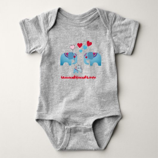 Neue Mama - Elefanten-Print Spaß Baby-Bodyanzug Baby Strampler (Vorderseite)