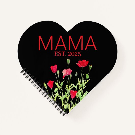 Neue MAMA-rote Pflaumen Notizblock (Vorderseite)