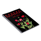 Neue MAMA-rote Pflaumen Notizblock (Rechte Seite)