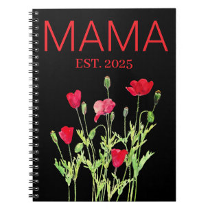Neue MAMA-rote Pflaumen Notizblock