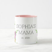 Neue Mama-Tasse, PINK-BLUME Tasse (Zentrum)