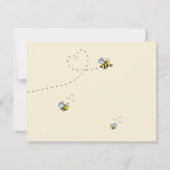 Neue Mama-to-Bee-Dusche Danke-Karte Dankeskarte (Rückseite)