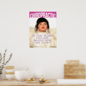 Neue Marke mit Chiropraktik Poster (Küche)