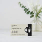 Neue Massagekarten Visitenkarte (Stehend Vorderseite)