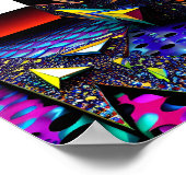Neue Memphis-Design-Ansichten Poster (Ecke)