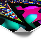 Neue Memphis-Design-Ansichten Poster (Ecke)