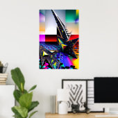 Neue Memphis-Design-Ansichten Poster (Heimbüro)