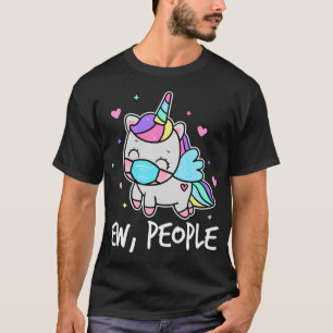 Neue Menschen soziale Distanzierung Unicorn Einfü T-Shirt