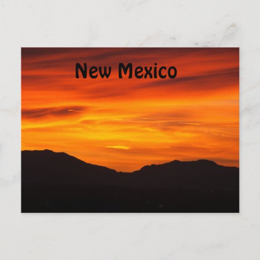 Neue mexico Postkarte (Vorderseite)