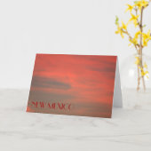 NEUE MEXICO Red Sky Note Card Karte (Gelbe Blume)