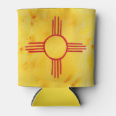 NEUE MEXICO-Staatsflagge Wasserfarbe Dosenkühler (Vorderseite)