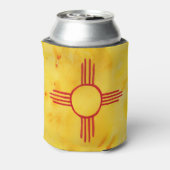 NEUE MEXICO-Staatsflagge Wasserfarbe Dosenkühler (Kanne Rückseite)