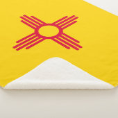 Neue mexikanische Staatsflagge Print Patriotic Sherpadecke (3/4)