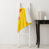 Neue mexikanische Staatsflagge Print Patriotic Sherpadecke (Beispiel)