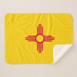 Neue mexikanische Staatsflagge Print Patriotic Sherpadecke
