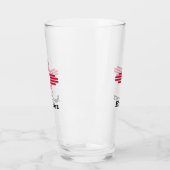 Neue mexikanische Staatsflagge - Zia Sun Personali Glas (Links)