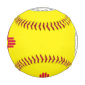 Neue Mexiko-Flagge Baseball (Rückseite)