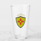 Neue Mexiko-Flagge Glas (Vorderseite)