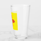 Neue Mexiko-Flagge Glas (Links)