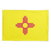 Neue Mexiko-Flagge Kissenbezug (Rückseite)