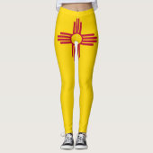 Neue Mexiko-Flagge Leggings (Vorderseite)