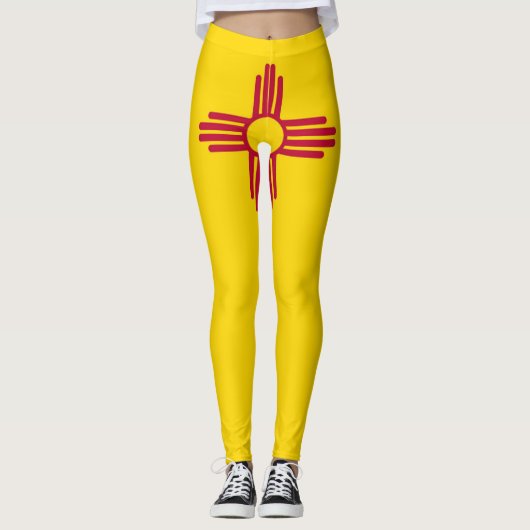 Neue Mexiko-Flagge Leggings (Vorderseite)