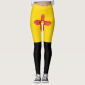 Neue Mexiko-Flagge Leggings (Vorderseite)
