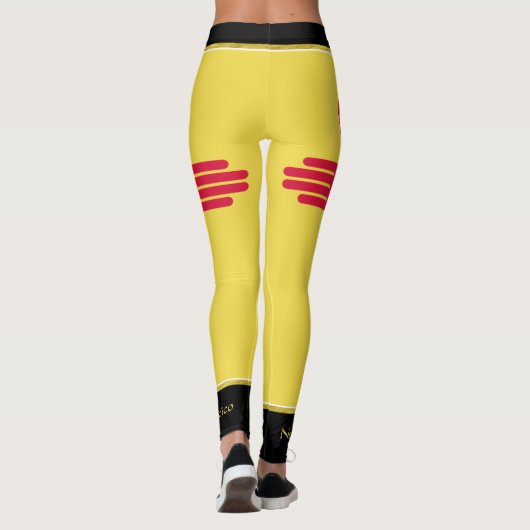 Neue Mexiko-Flagge Leggings (Rückseite)