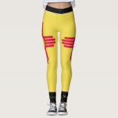Neue Mexiko-Flagge Leggings (Vorderseite)