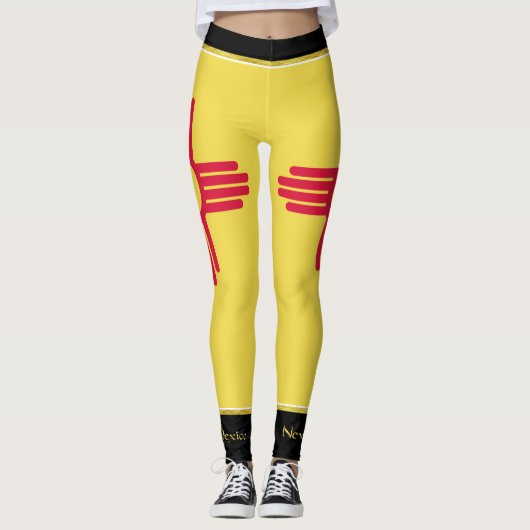 Neue Mexiko-Flagge Leggings (Vorderseite)