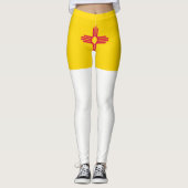 Neue Mexiko-Flagge Leggings (Vorderseite)