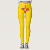 Neue Mexiko-Flagge Leggings (Vorderseite)