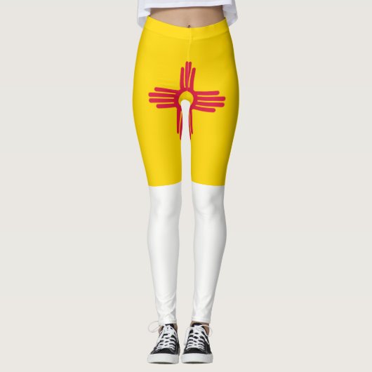 Neue Mexiko-Flagge Leggings (Vorderseite)