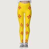 Neue Mexiko-Flagge Leggings (Vorderseite)