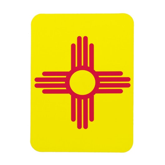 Neue Mexiko-Flagge Magnet (Vertikal)