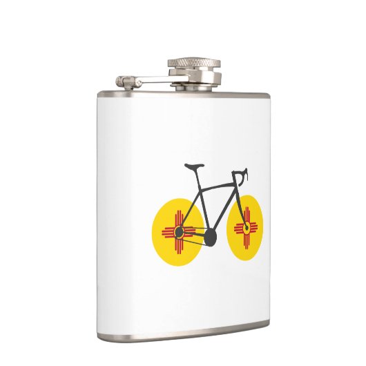 Neue Mexiko-Flagge Radfahren Flachmann (Rechts)