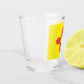 Neue Mexiko-Flagge Schnapsglas (Links)
