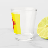Neue Mexiko-Flagge Schnapsglas (Rechts)
