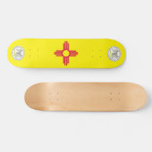 Neue Mexiko-Flagge Skateboard (Horizontal)