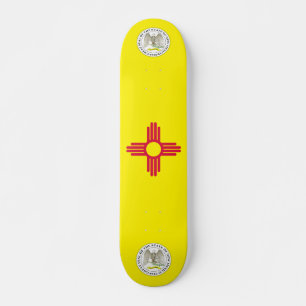 Neue Mexiko-Flagge Skateboard